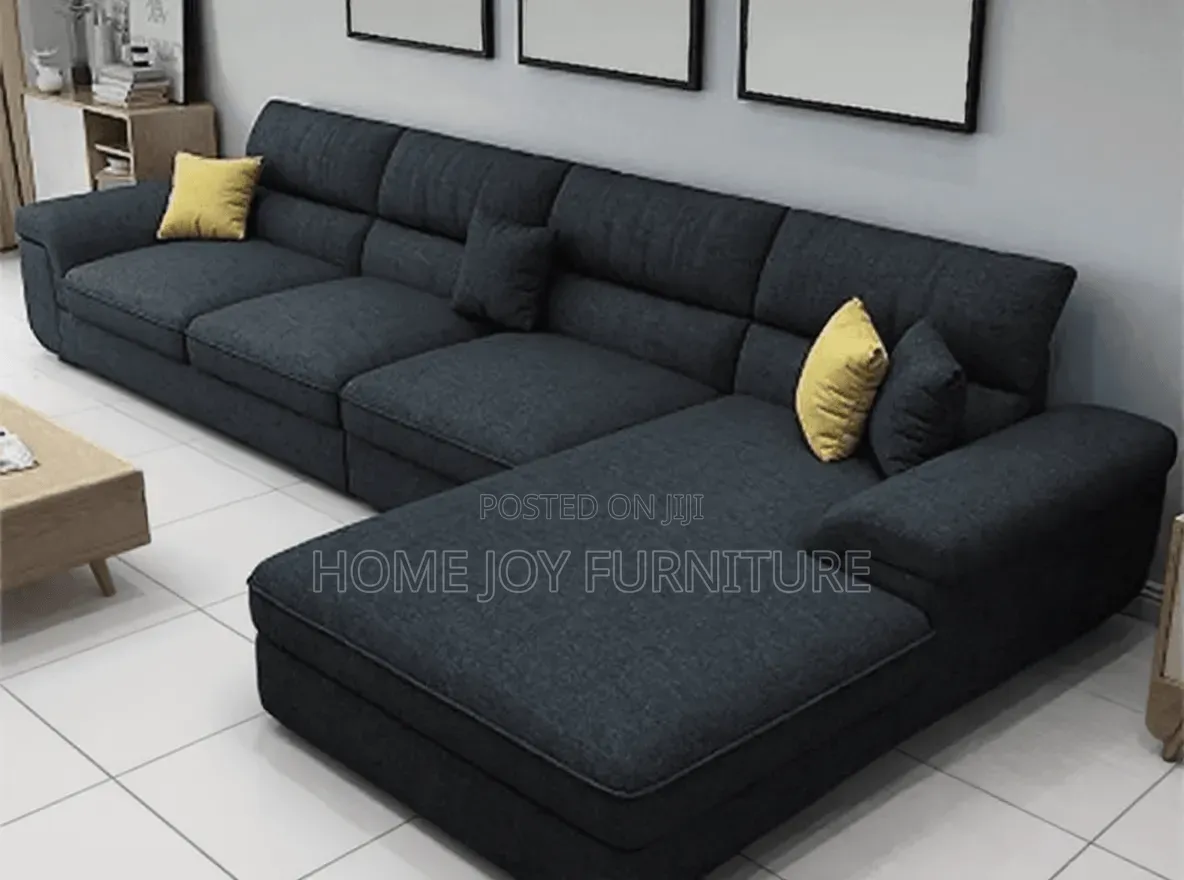 Charcoal L-Shape Sofa