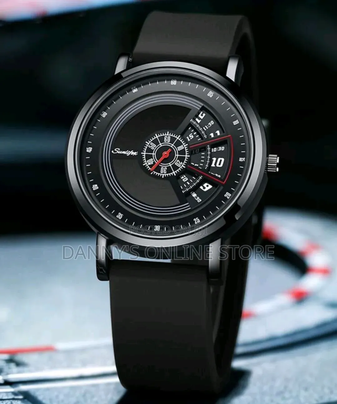Sunlifex Men's Chronograph Style Fashion Sports Watch, Waterproof.