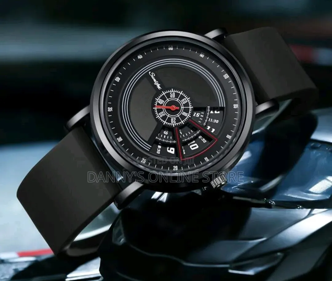 Sunlifex Men's Chronograph Style Fashion Sports Watch, Waterproof.