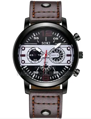 Soki Soki Men's Casual Sports Digital Display Round White Quartz Watch
