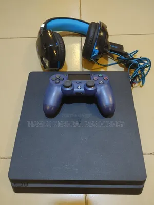 Playstation 4 Slim Console 1 Pad With Gaming Headsets