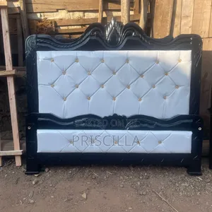 5by6 Black Frame With White Leather