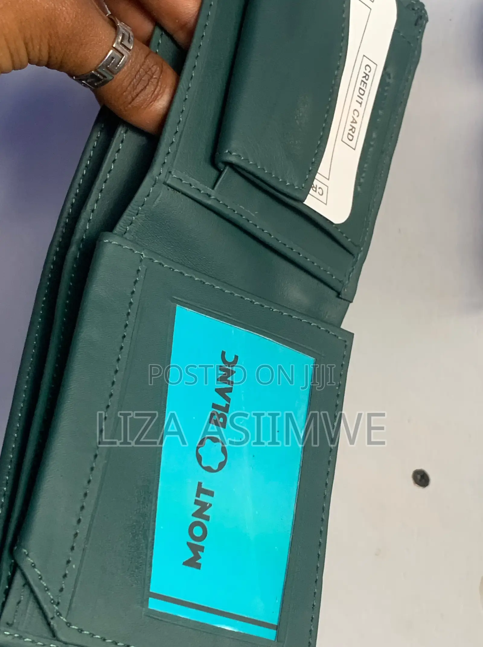 Montblanc Meisterstück Wallet Crafted From British Green Leather