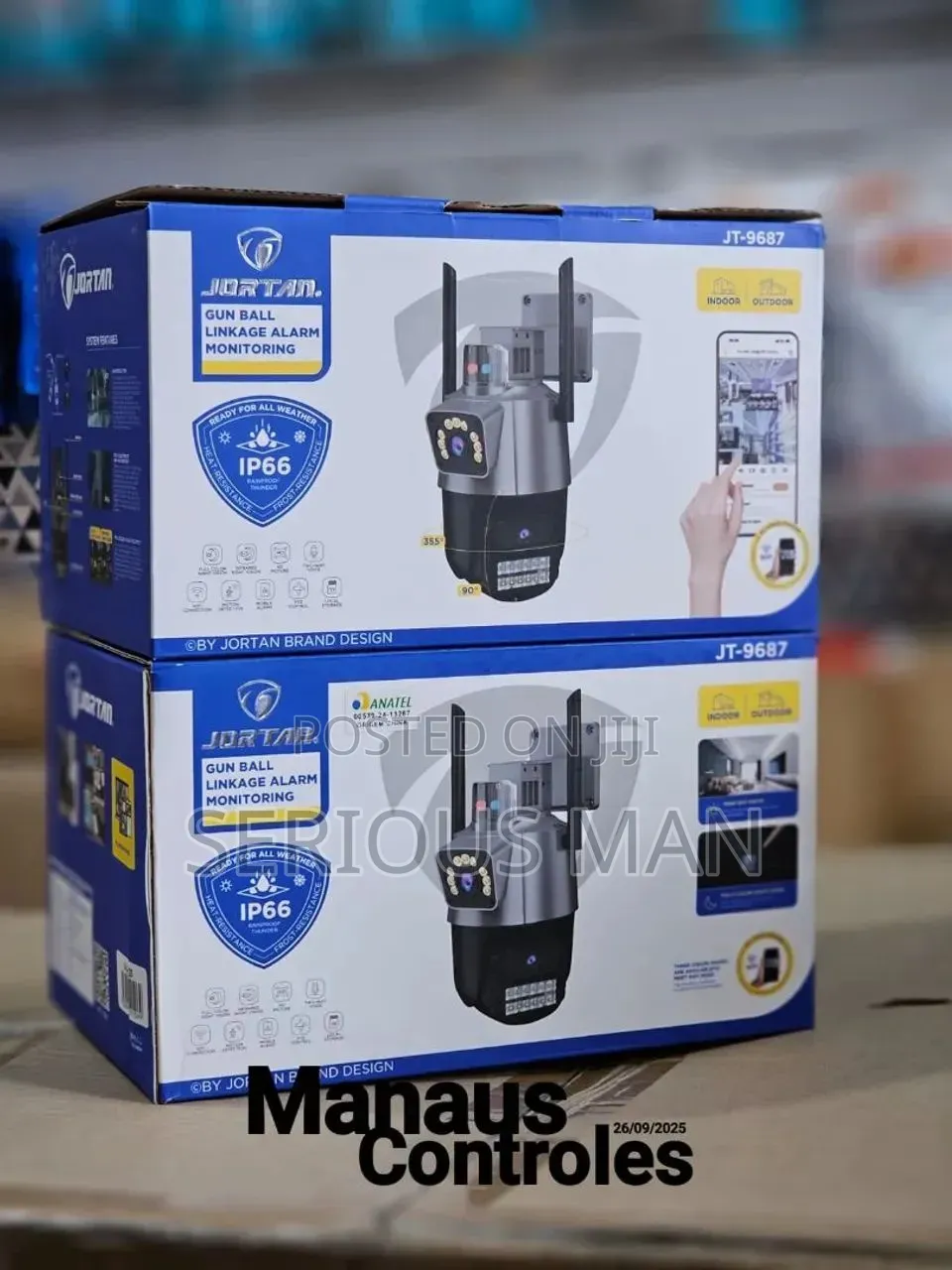 Jortan Jt-9687alpro Gun Ball Linkage Alarm Monitoring CCTV Camera