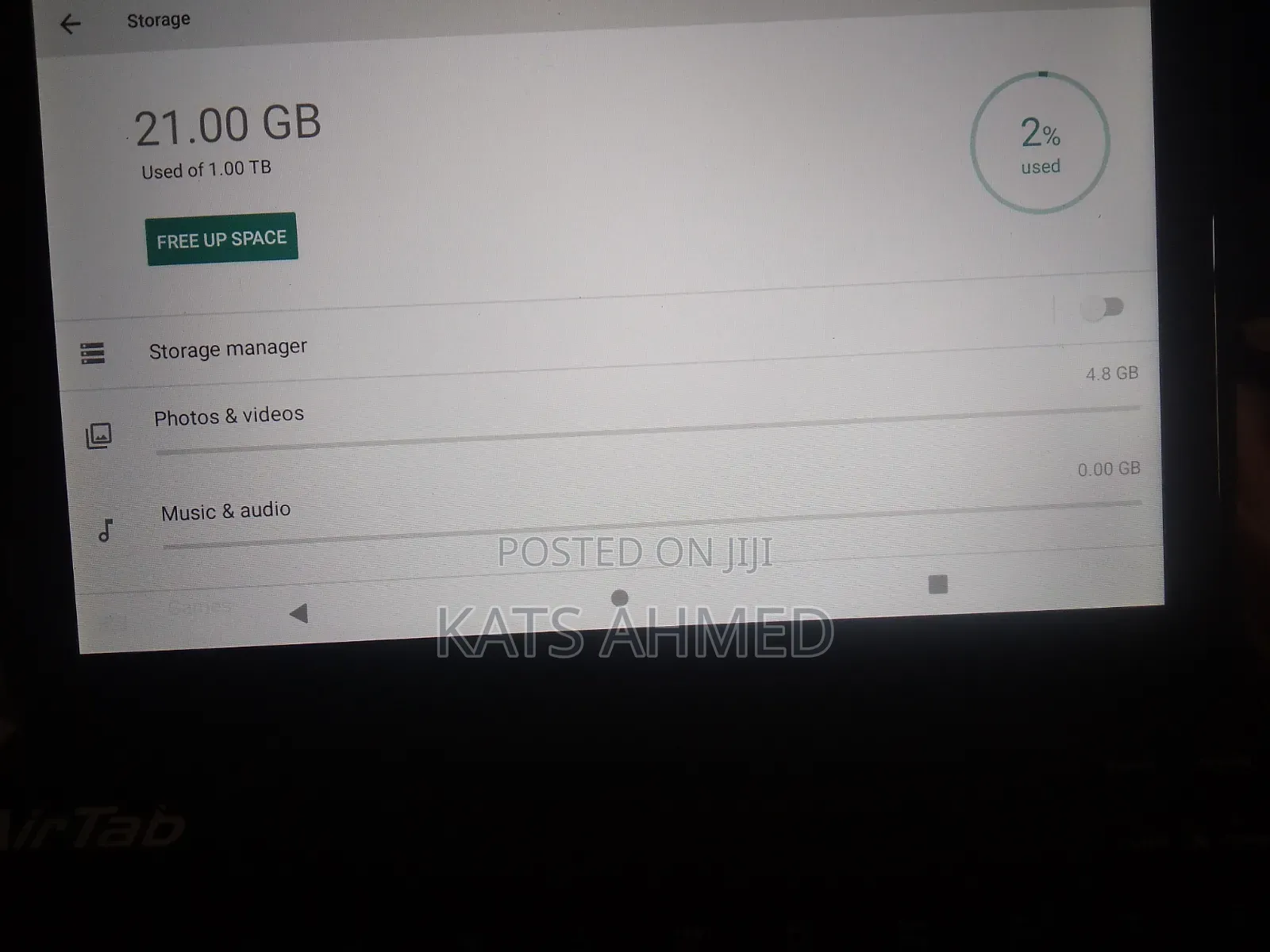 AirTab U25 Pro 1 TB Black