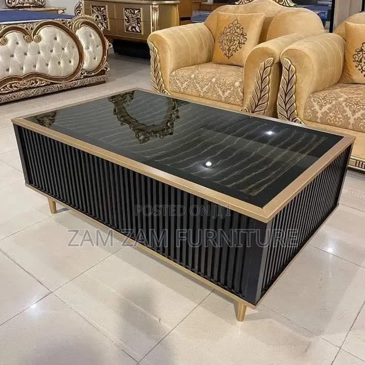 Black Golden Center Table