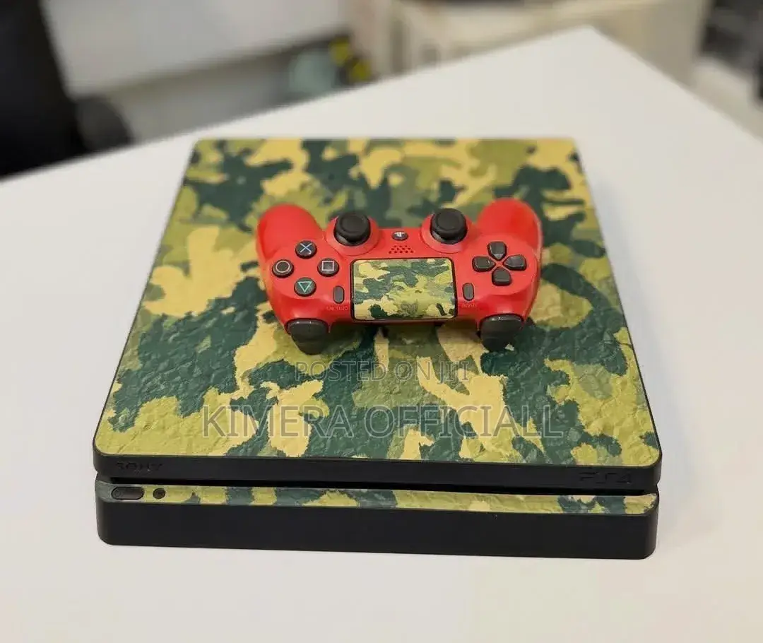 Uk-Used Sony Playstation 4 Slim Army Camouflag Limited Edition Console