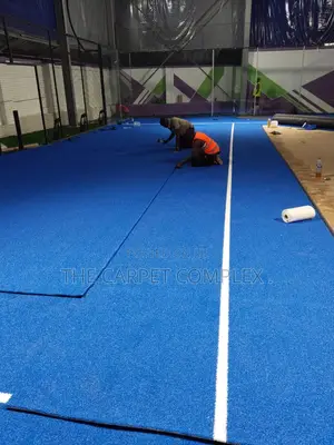 Blue Grass Decoration Carpets Per Squaremeter