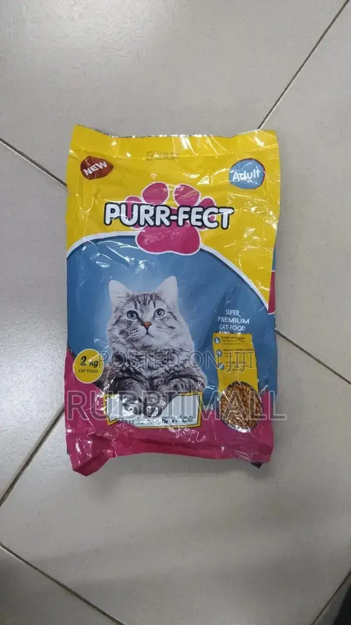 Purr-Fect Adult Cat Food in the Chicken and Rice Flavor ~ 2kg
