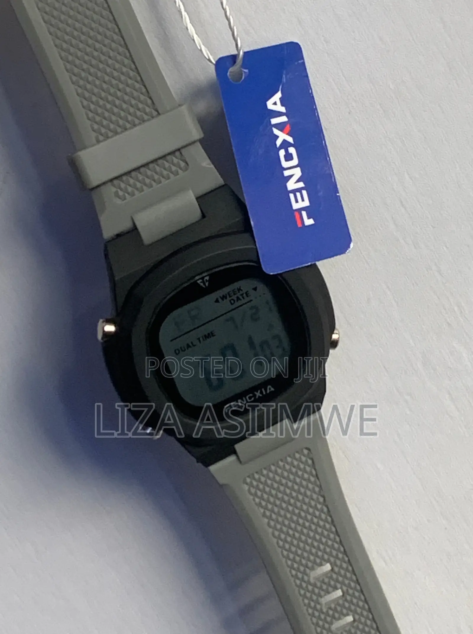 Men’S Sports Watch With A Durable Straps And A Bold Black Square Case.