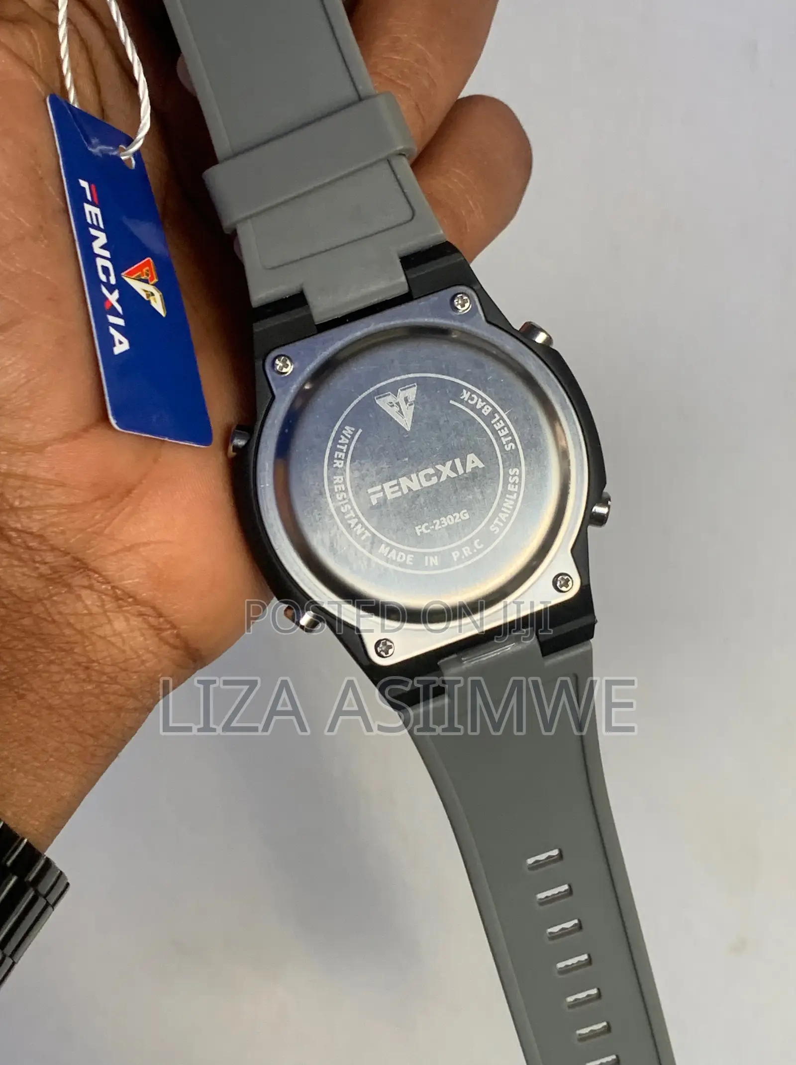 Men’S Sports Watch With A Durable Straps And A Bold Black Square Case.