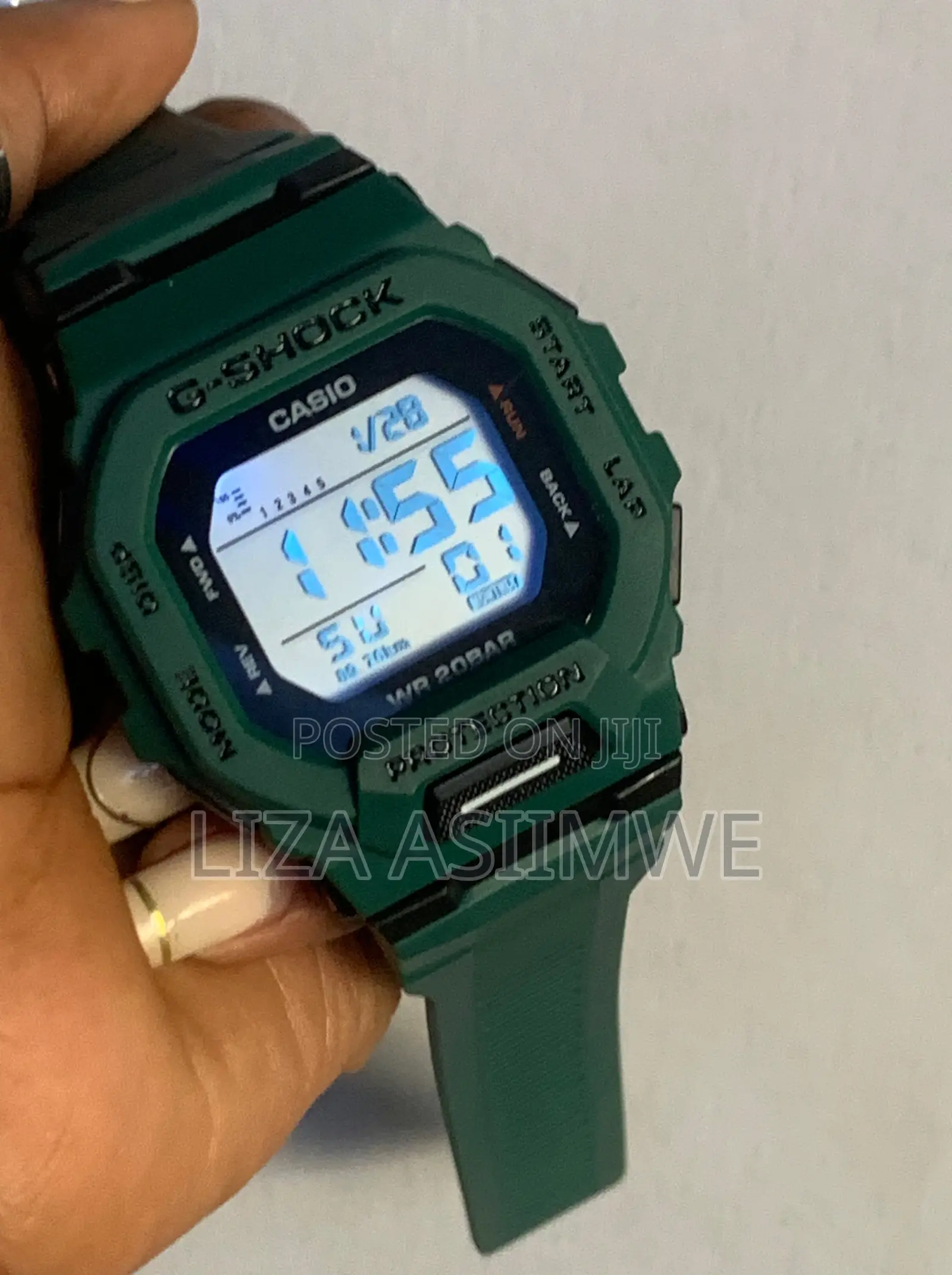 Men’S Casio G-Shock Digital Watch Notable for Its Square Case Design