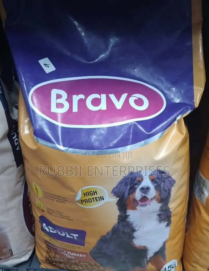 Bravo Adult Chicken Turkey Flavor Dog Food.15kg