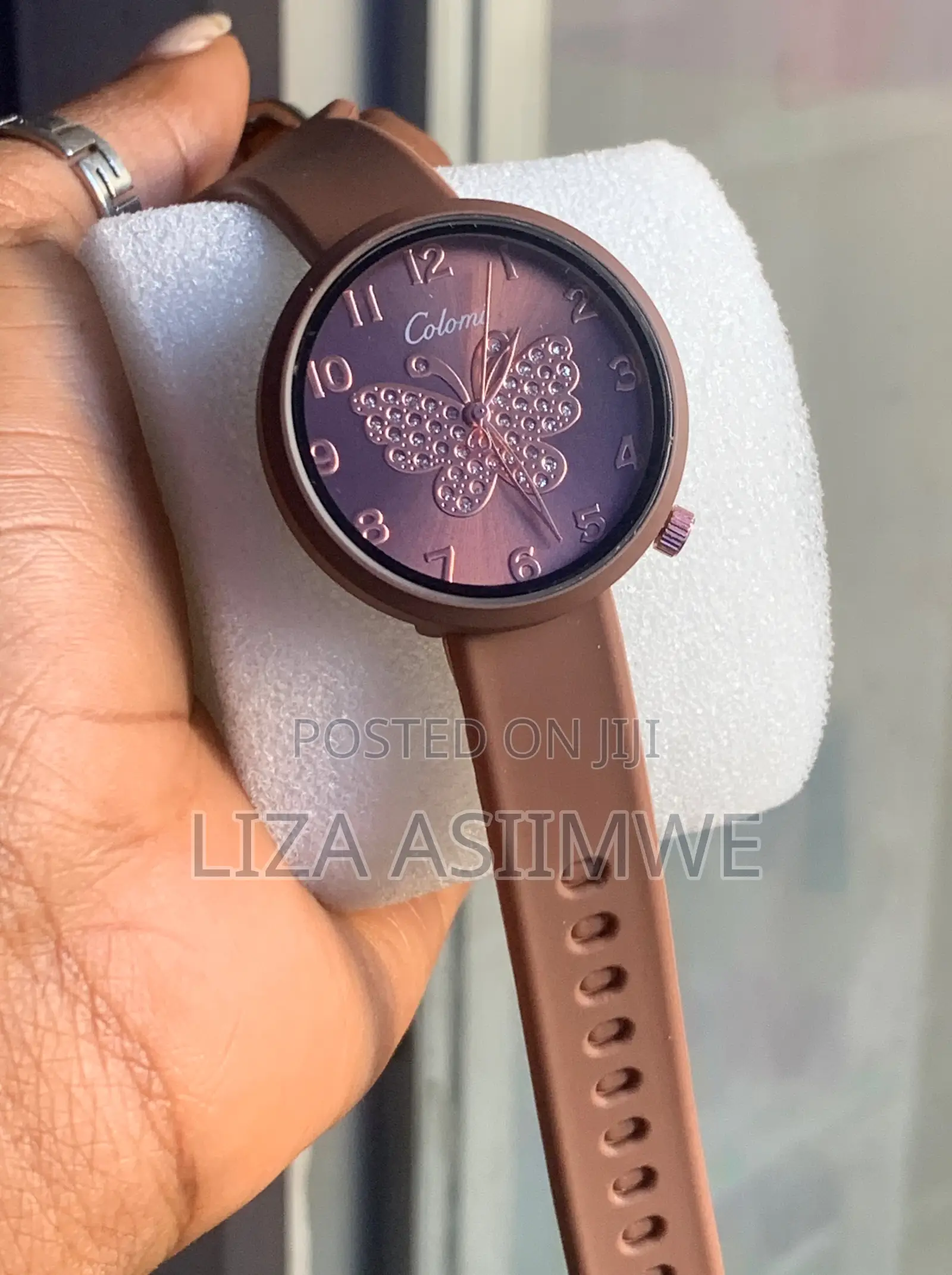 Kids Colomi Fashion Watch With A Rose-gold Butterfly