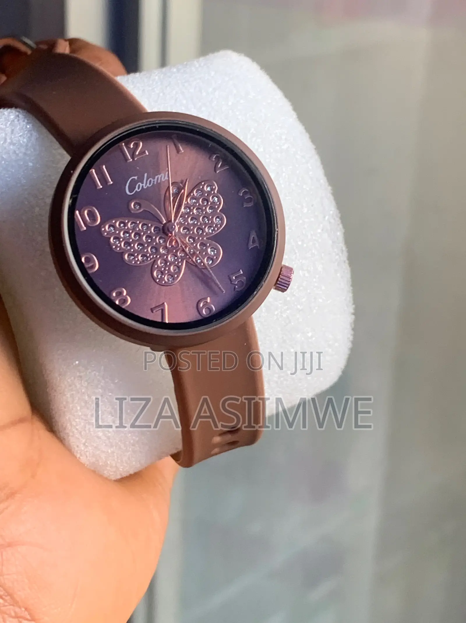 Kids Colomi Fashion Watch With A Rose-gold Butterfly
