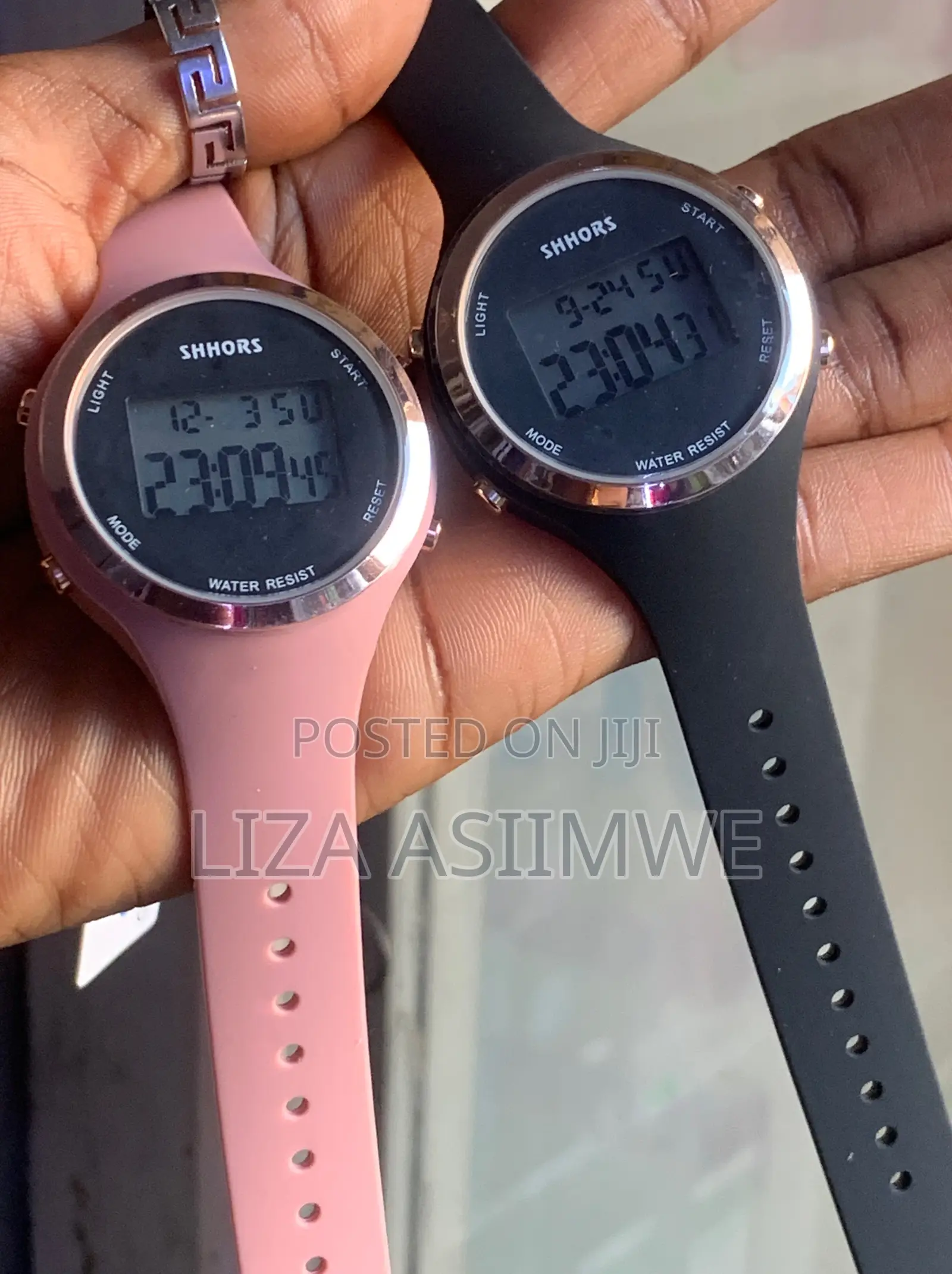 Kids Digital Watches With A Silicone Strap A Stainless Steel Bezel
