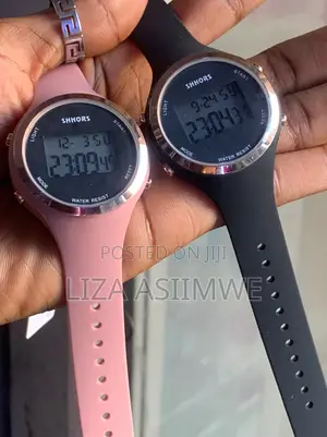 Kids Digital Watches With A Silicone Strap A Stainless Steel Bezel