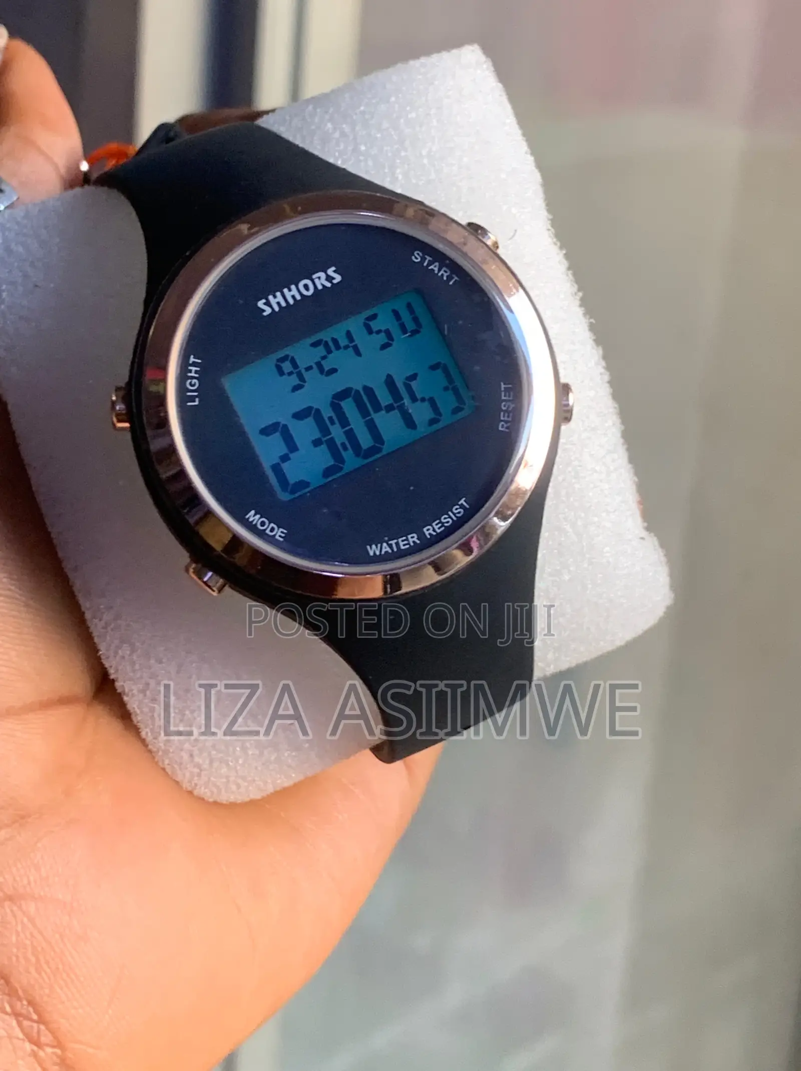 Kids Digital Watches With A Silicone Strap A Stainless Steel Bezel