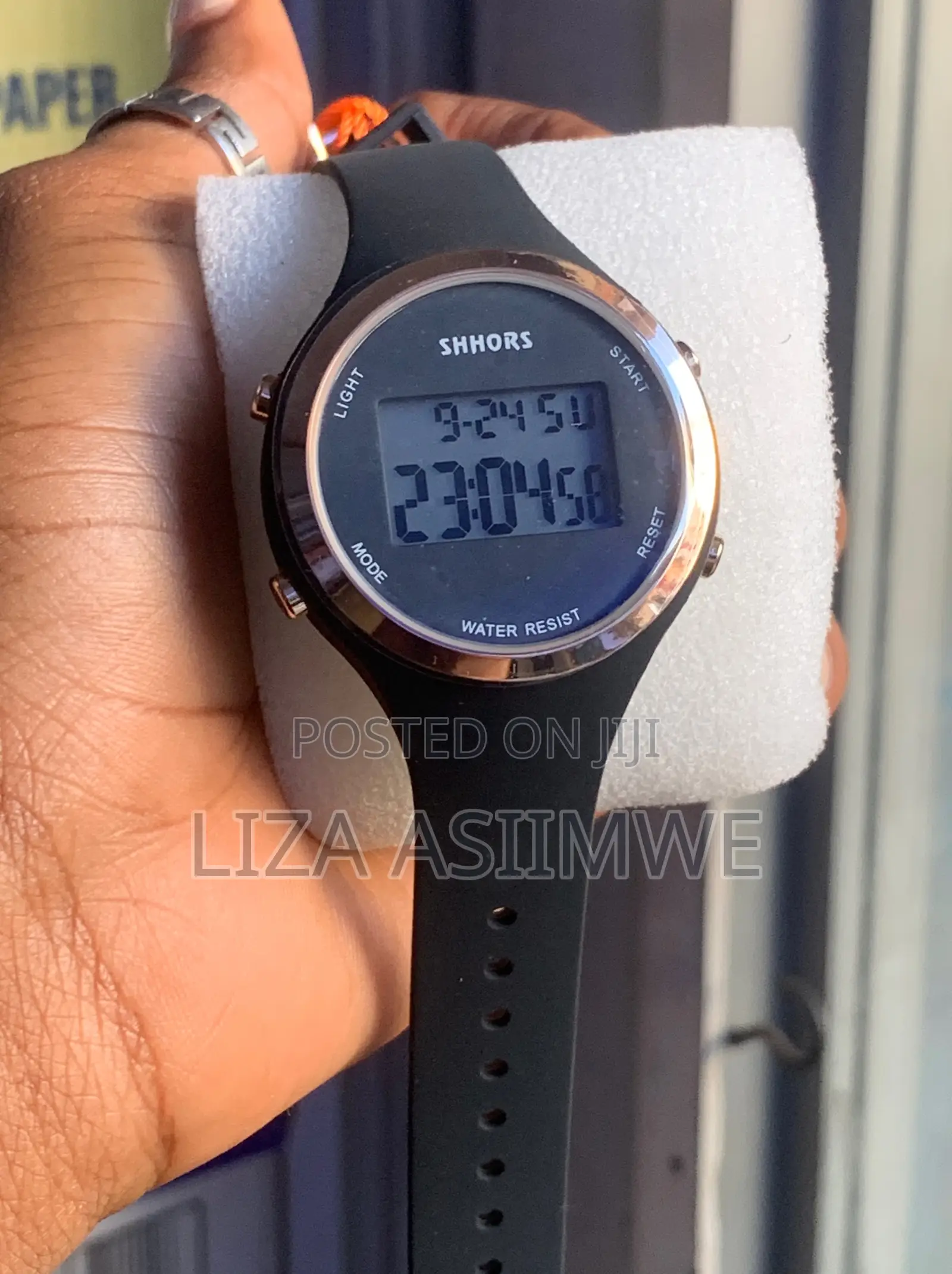 Kids Digital Watches With A Silicone Strap A Stainless Steel Bezel