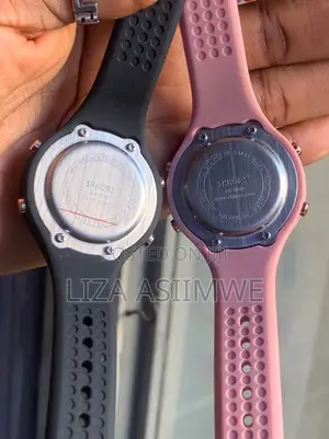 Kids Digital Watches With A Silicone Strap A Stainless Steel Bezel