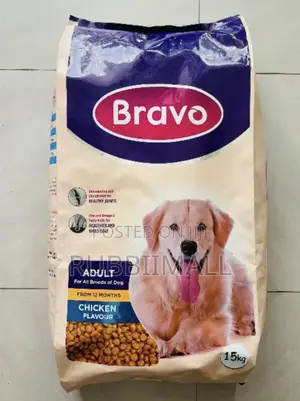 Bravo Adult Dog Food in Chicken Flavor. 15kg