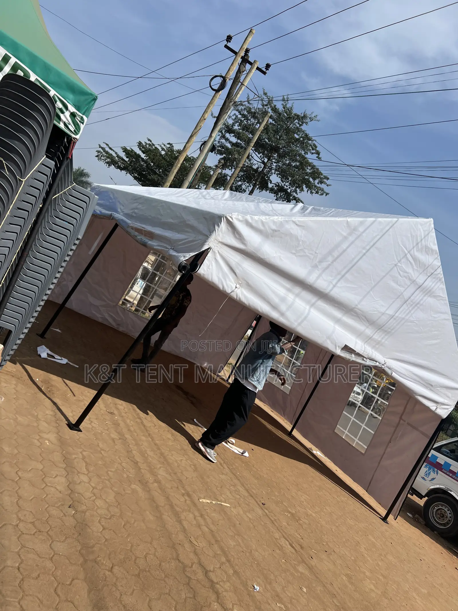 5x5meters Tent In Heavy Duty Pvc Material