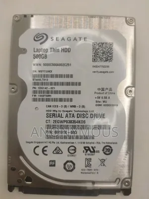 500gb Seagate Laptop Harddisk