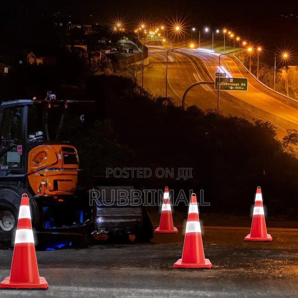Fluorescent Orange Safety Traffic Cones 75cm(28")