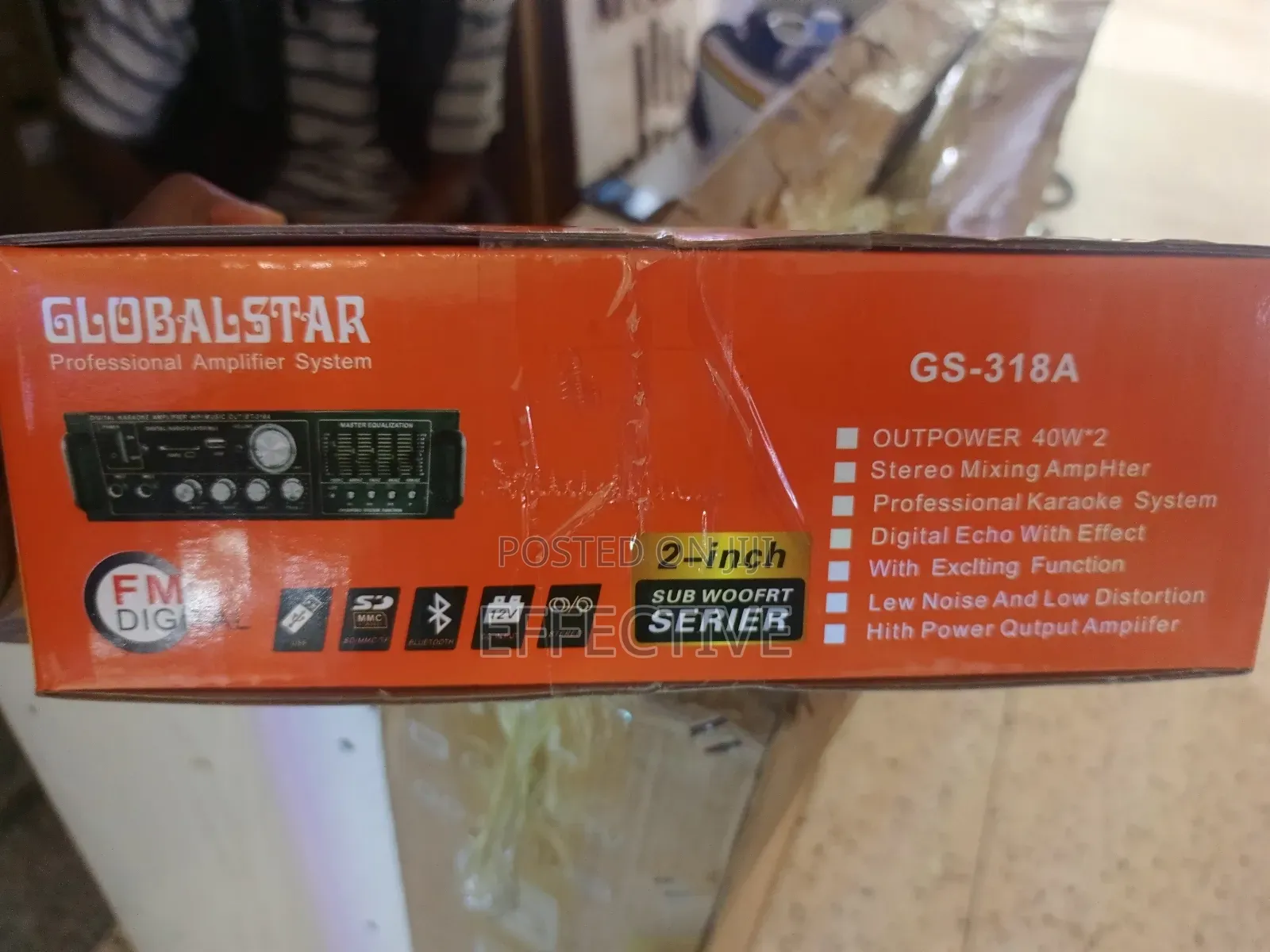 Globalstar Gs-318a Professional Karaoke Amplifier System.