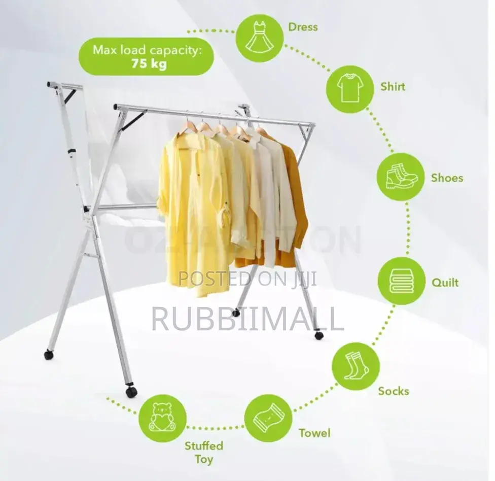 Foldable Clothes Drying Rack 200cm