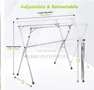 Foldable Clothes Drying Rack 200cm