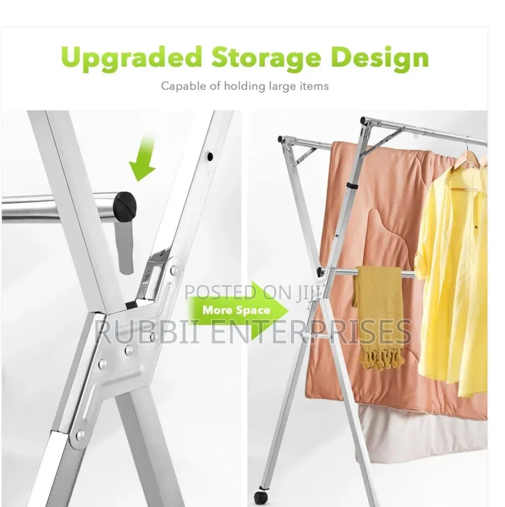 Foldable Clothes Drying Rack 200cm