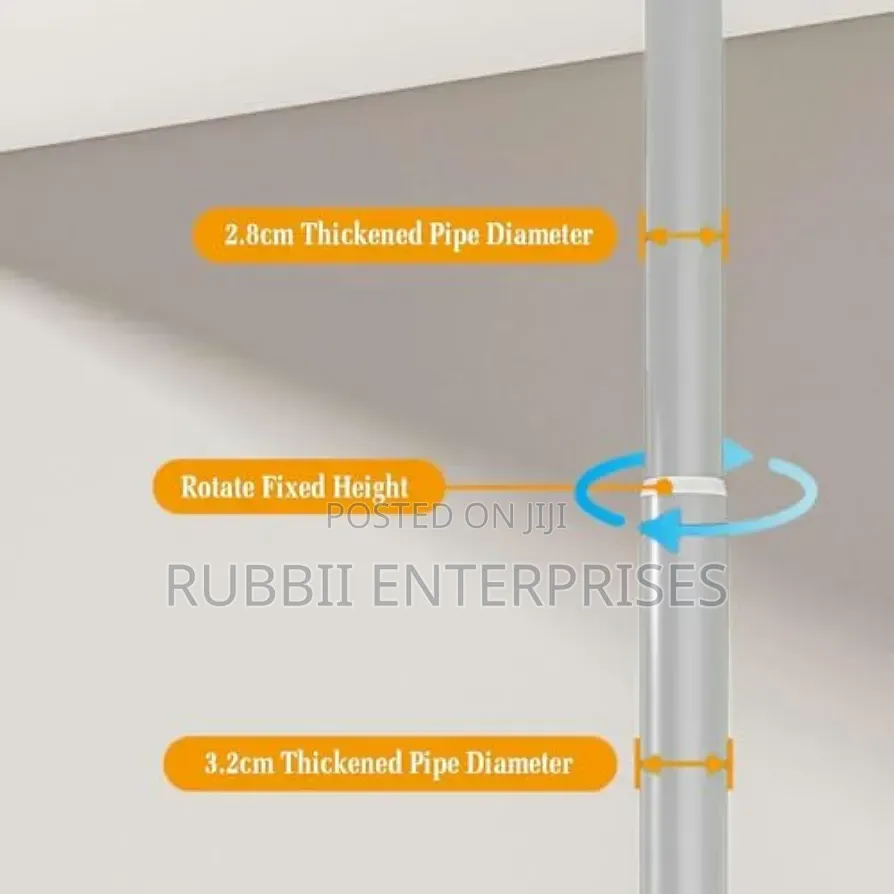 Floor-to-Ceiling Garment Rack