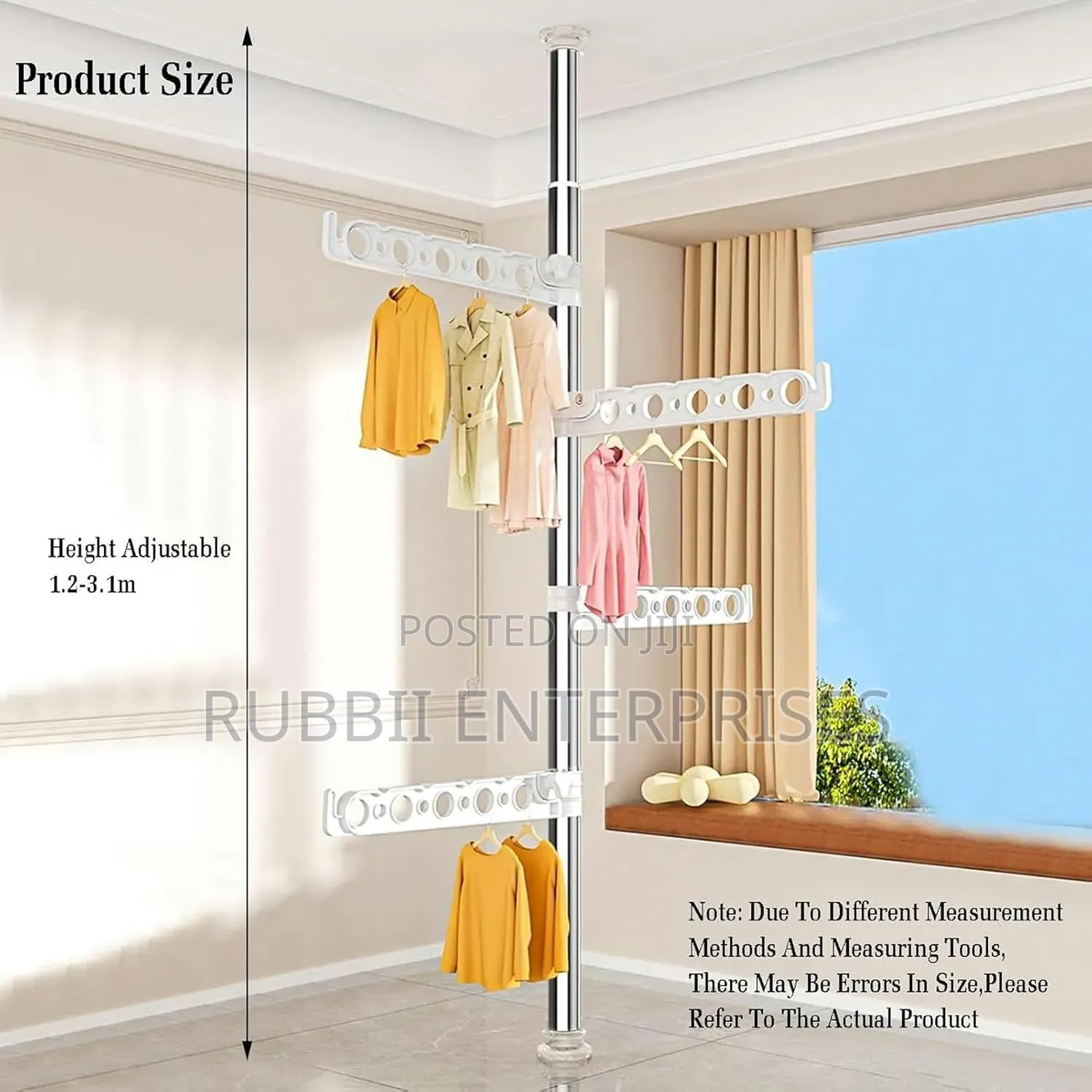 Floor-to-Ceiling Garment Rack