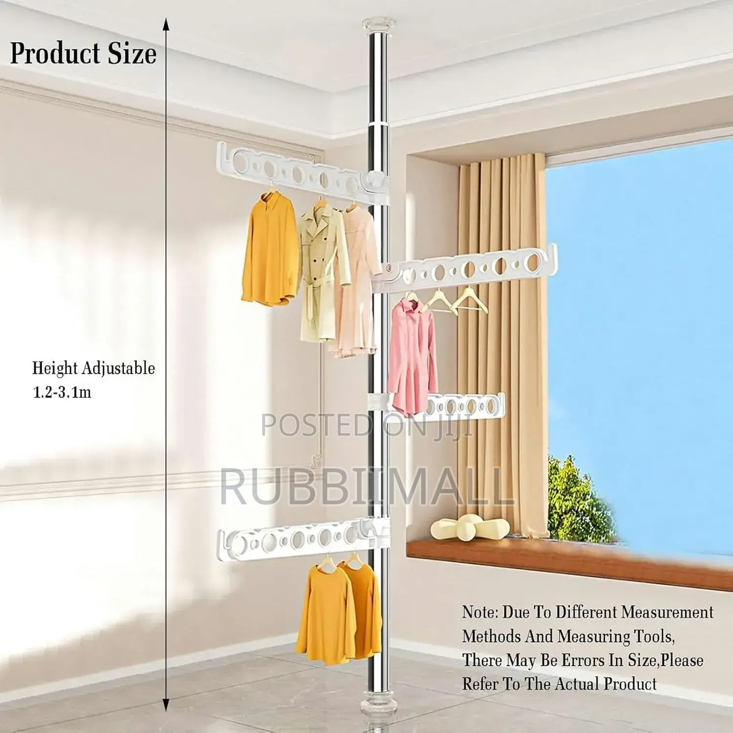 Floor-to-Ceiling Garment Rack