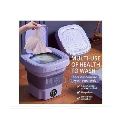 Portable Washing Machine Folding Mini Washing Machine - Multicolour