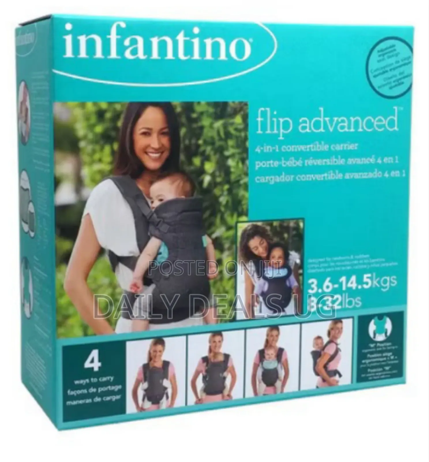 Infantino Flip Advanced 4-in-1 Convertible Carrier