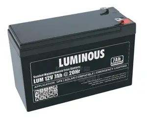 Luminous 7ah 12v Maintenance Free Battery