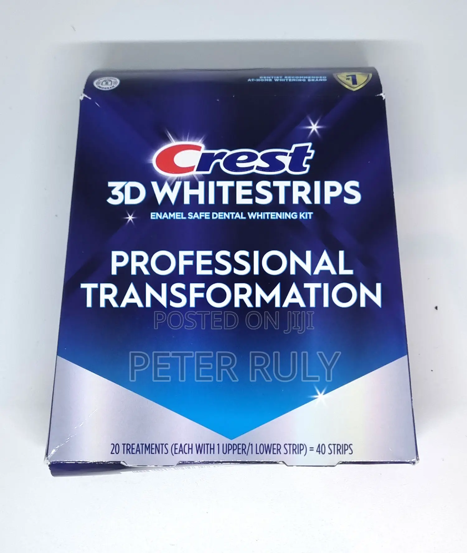 Crest 3d Whitening Strips Professional Transformation10 Aplication