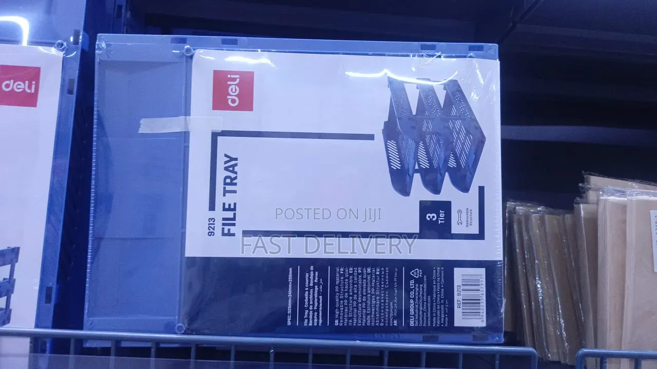 Deli Brand 3-tier Horizontal File Tray