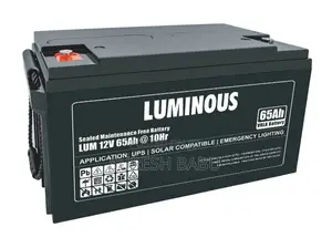Luminous 65ah 12v Solar Battery