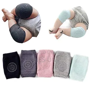 1 Pair Baby Knee Pad Socks Crawling Infant Multicolor