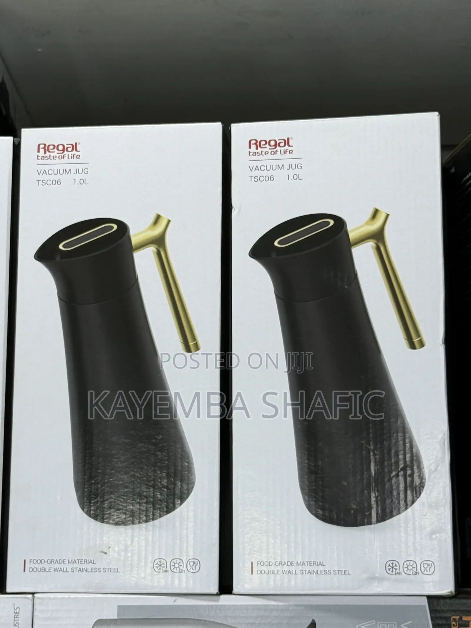 Regal 1l Stainless Steel Vacuum Flask – Premium Thermal Jug
