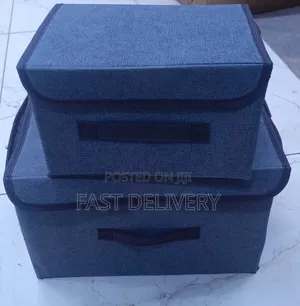 2pcs Foldable Storage Boxes.