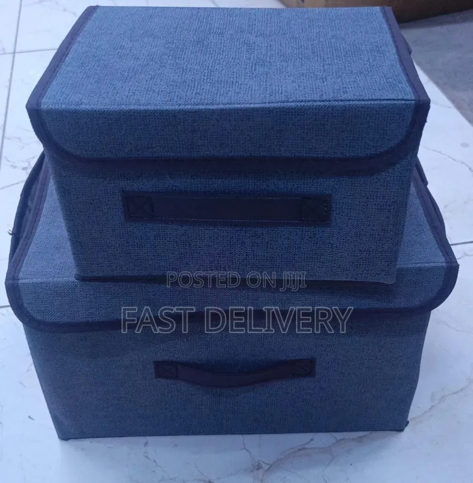 2pcs Foldable Storage Boxes.