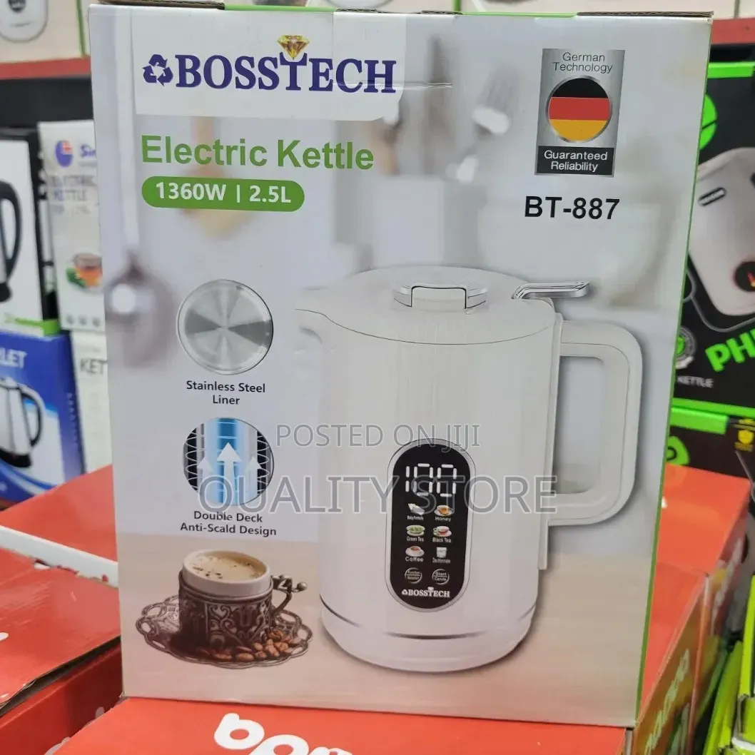 Boss Tech Electric Digital Kettle 2.5 L