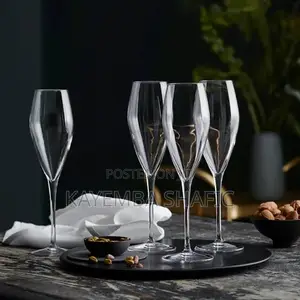 Danny Home Swan Champagne Flute Glasses - 12 Pieces a Dozen