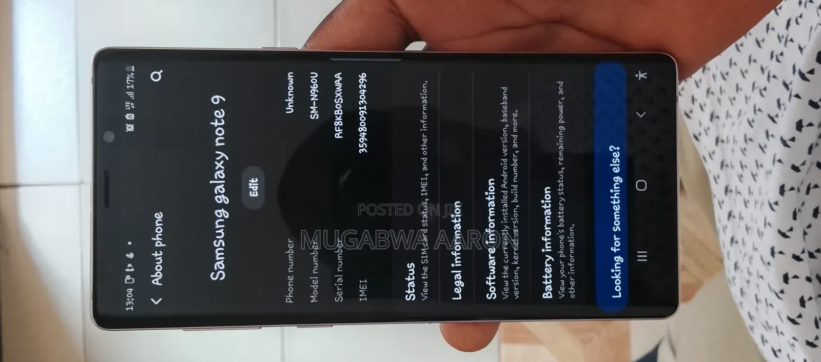 Samsung Galaxy Note 9 128 GB Purple