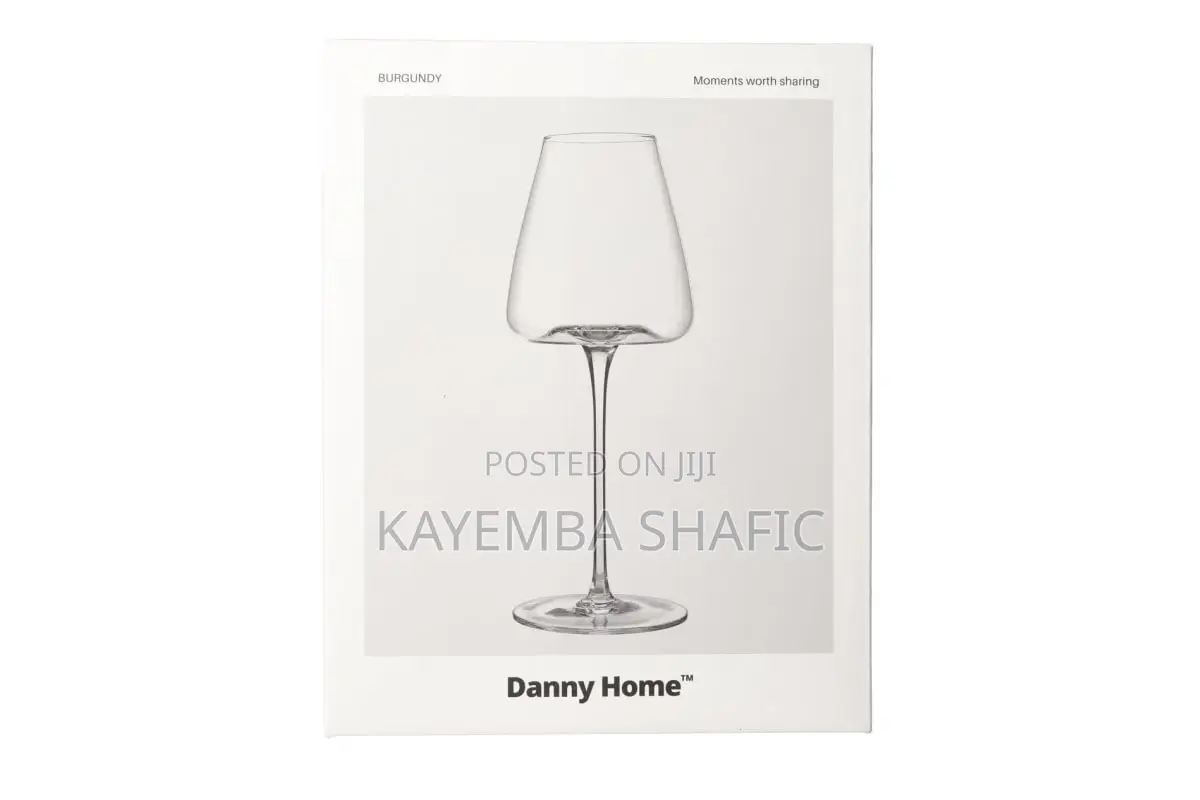 Danny Home Burgundy Wine Glasses Set (12 Pieces)