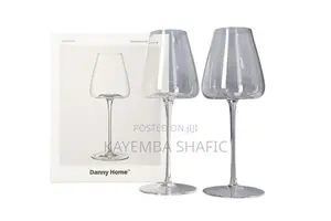 Danny Home Burgundy Wine Glasses Set (12 Pieces)